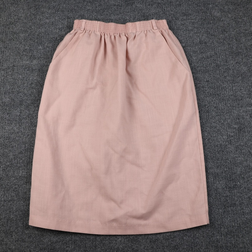 Briggs New York Skirt Womens 8 Pull On Elastic Waist Pockets Back Vent